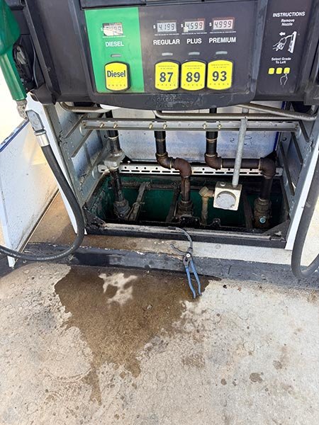 changing gas pump filters